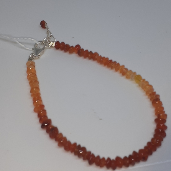 Limited time. Carnelian and sterling silver - Picture 4 of 6